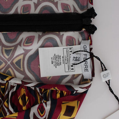 GF Ferre Multicolor Longsleeved Viscose Shift Dress