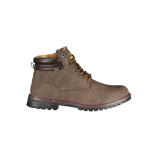 Gas Marrone Poliuretano Mens Sneakers Boot