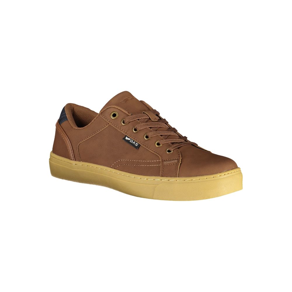 Gas Marrone Polyurethane Men Sneaker