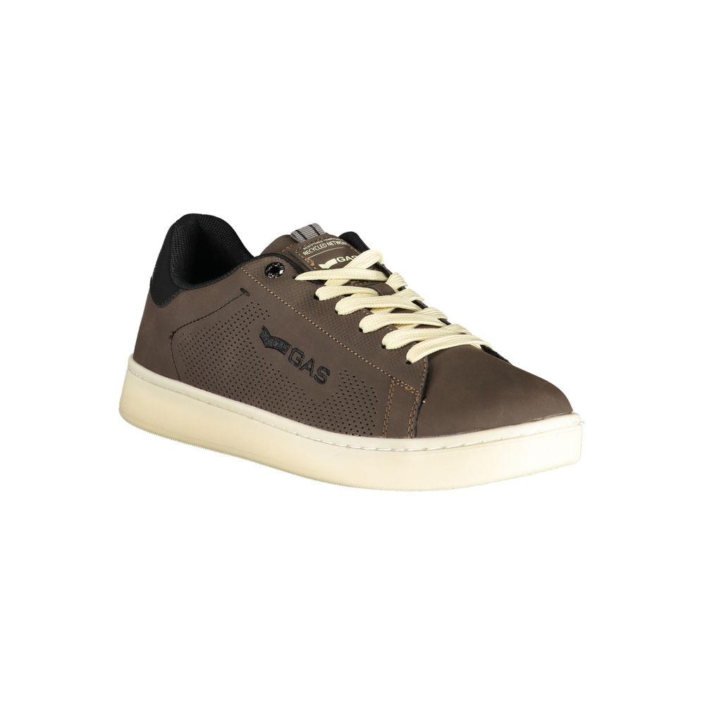 Gas Marrone Polyurethane Men Sneakers