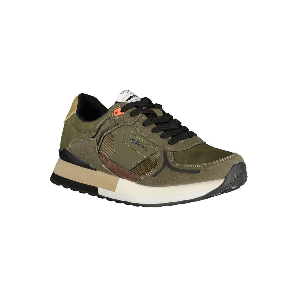 Gas Verde Poliestere Men Sneakers