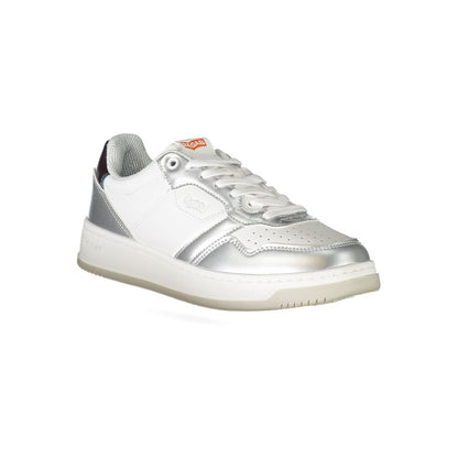 Gas White Polyester Sneakers