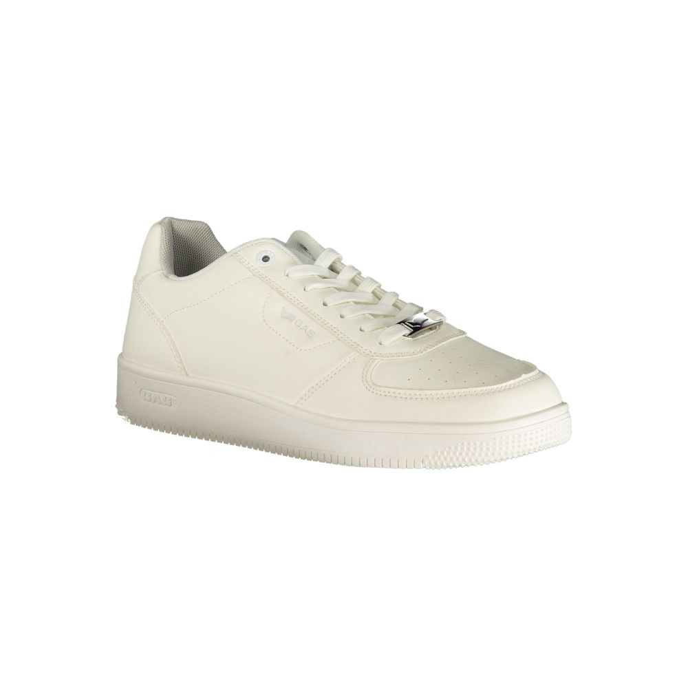 Gas White Polyurethane Men Sneaker