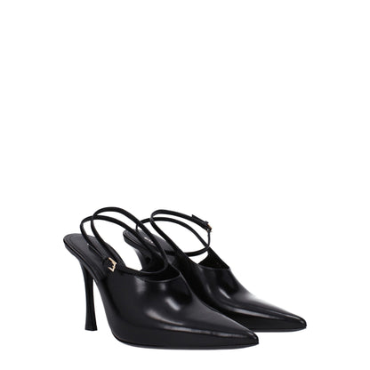 Givenchy Black Leather High Heel Pumps