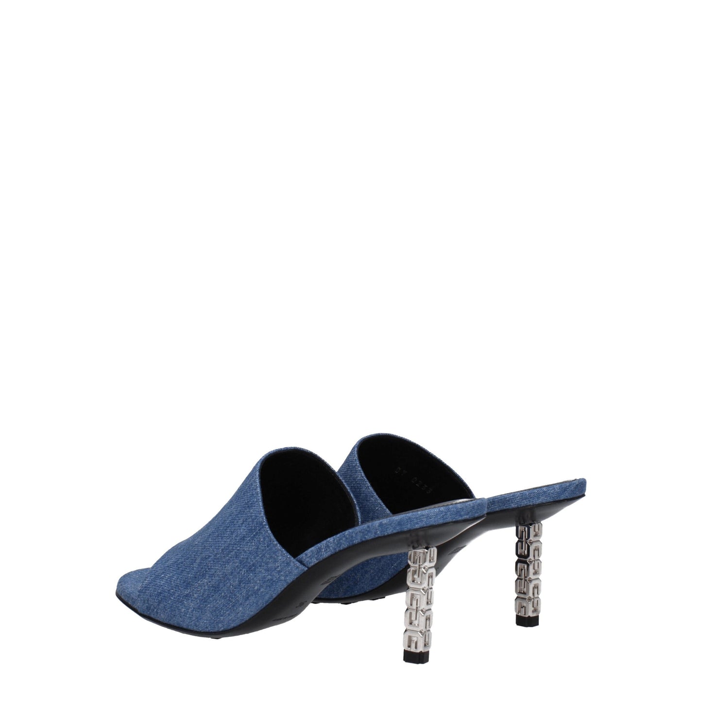 Givenchy Blue Fabric Platforms