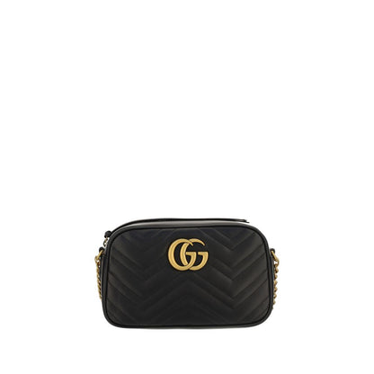 Gucci Black Calf Leather Bos Taurus Shoulder Bag