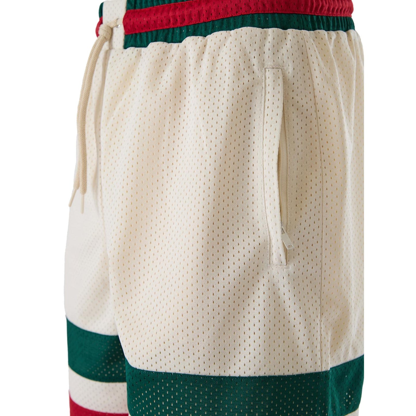 Gucci Cream polyester Logo Shorts