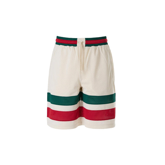 Gucci Cream polyester Logo Shorts
