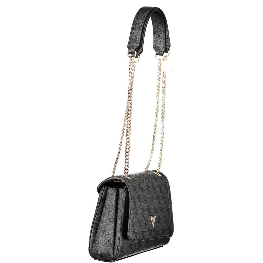 Guess Jeans Black Polyethylene Handbag