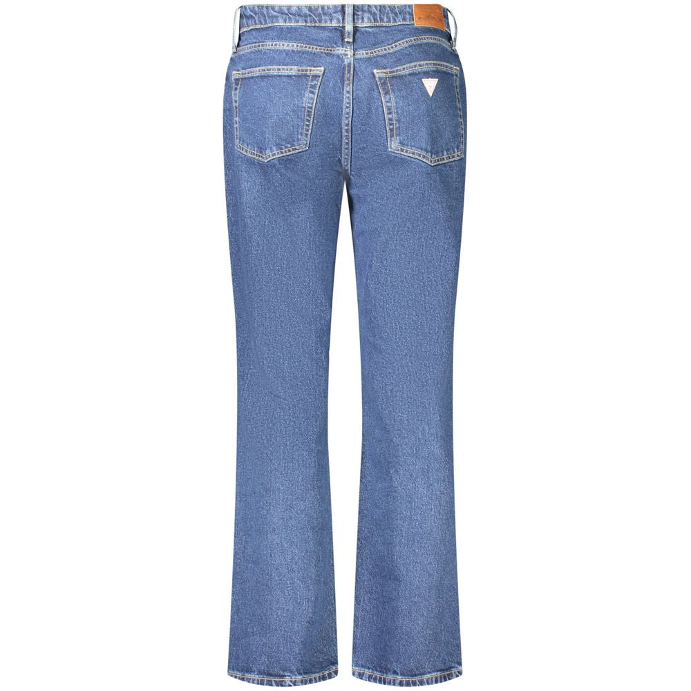 Guess Jeans Blue Cotton Women's Straight Jean