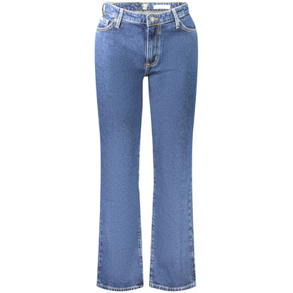 Guess Jeans Blue Cotton Women's Straight Jean