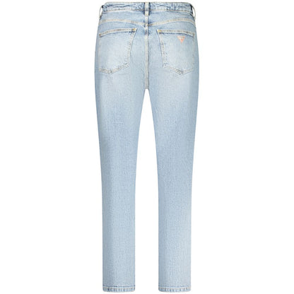 Guess Jeans Light Blue Cotton Jeans & Pant