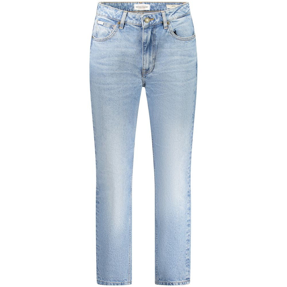 Guess Jeans Light Blue Cotton Jeans & Pant