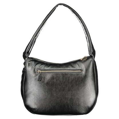 Guess Jeans Nero Poliuretano Women Handbag