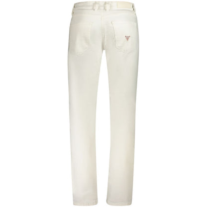 Guess Jeans White Cotton Mens Jeans