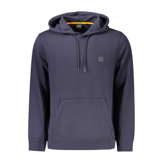 Hugo Boss Blue Cotton Sweater
