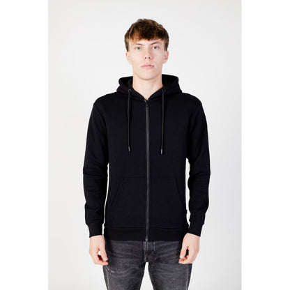 Jack Jones Black Polyester Hoody