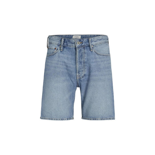 Jack Jones Blue Cotton Bermuda