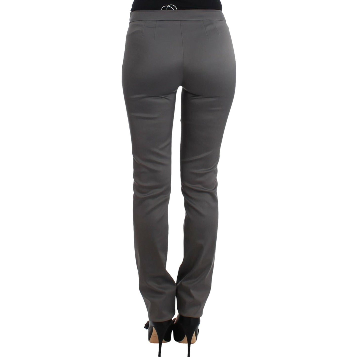 John Galliano Gray slim fit pants