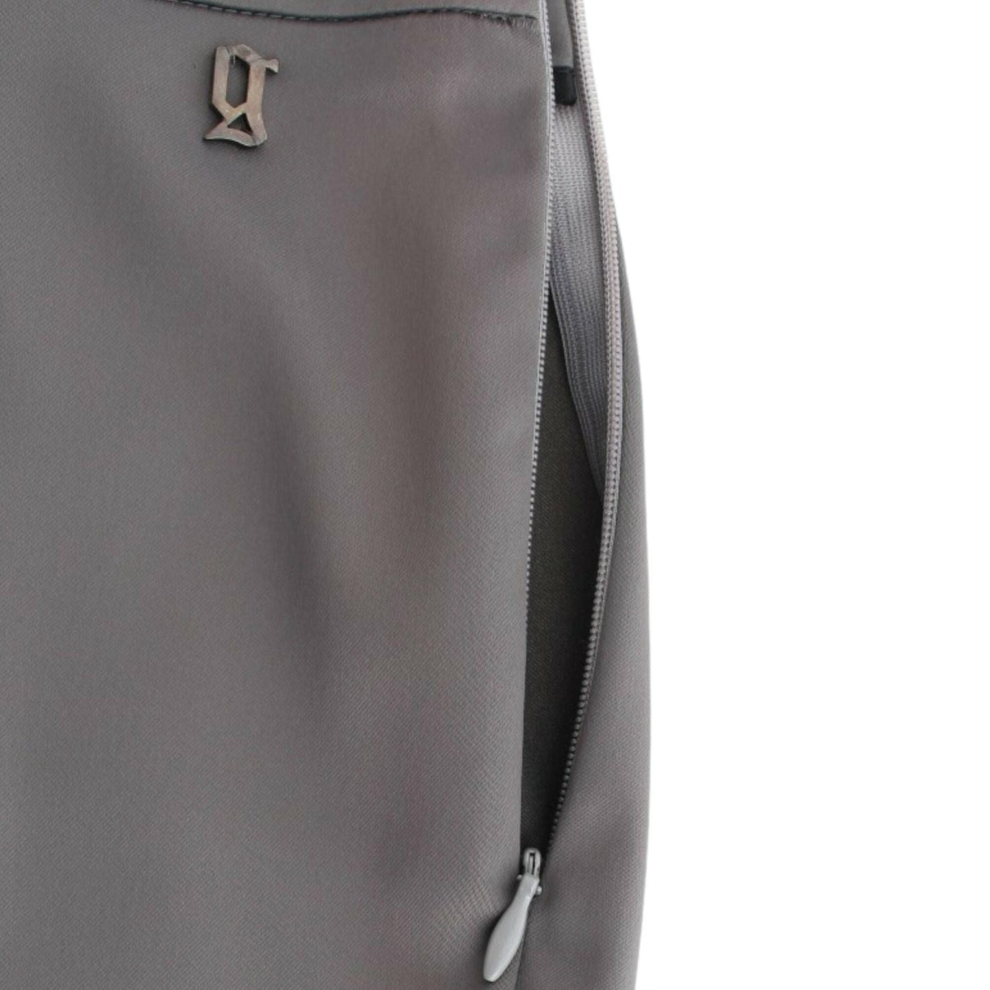 John Galliano Gray slim fit pants