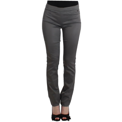 John Galliano Gray slim fit pants