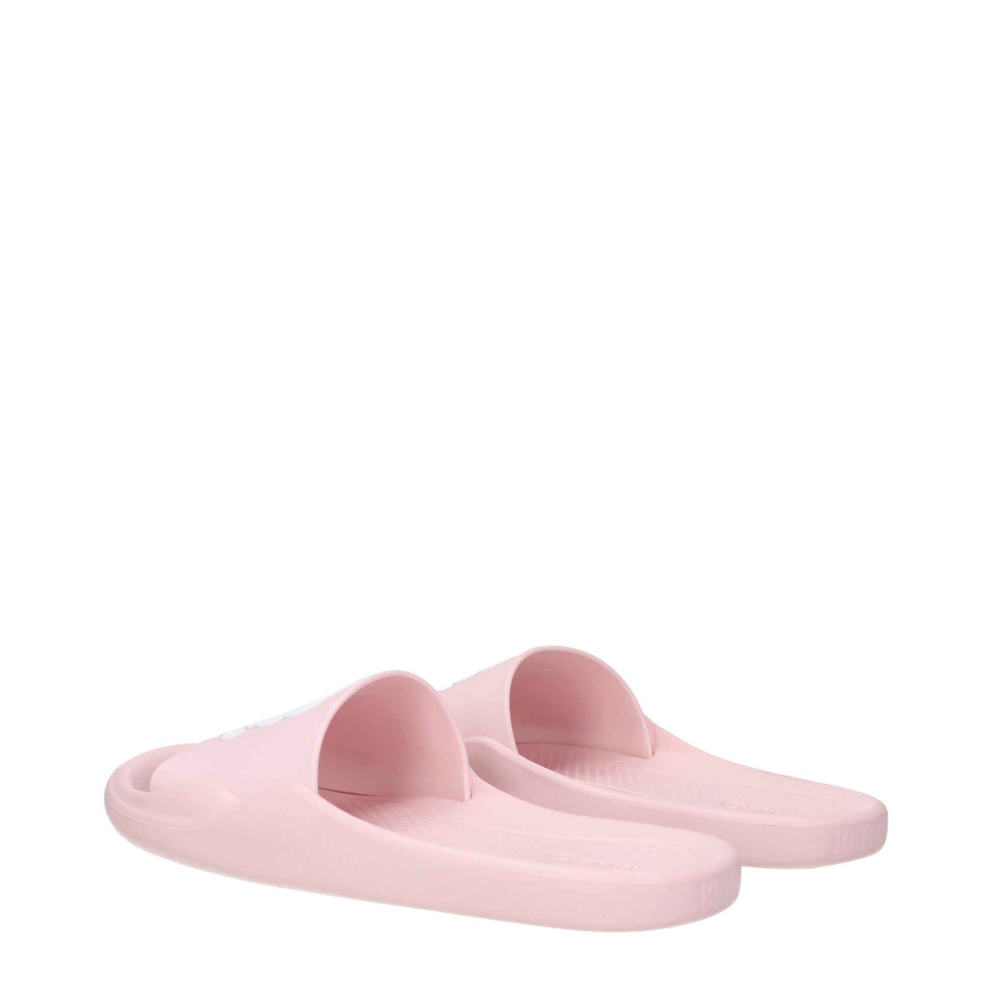 Kenzo Pink Cotton Slippers Sandals