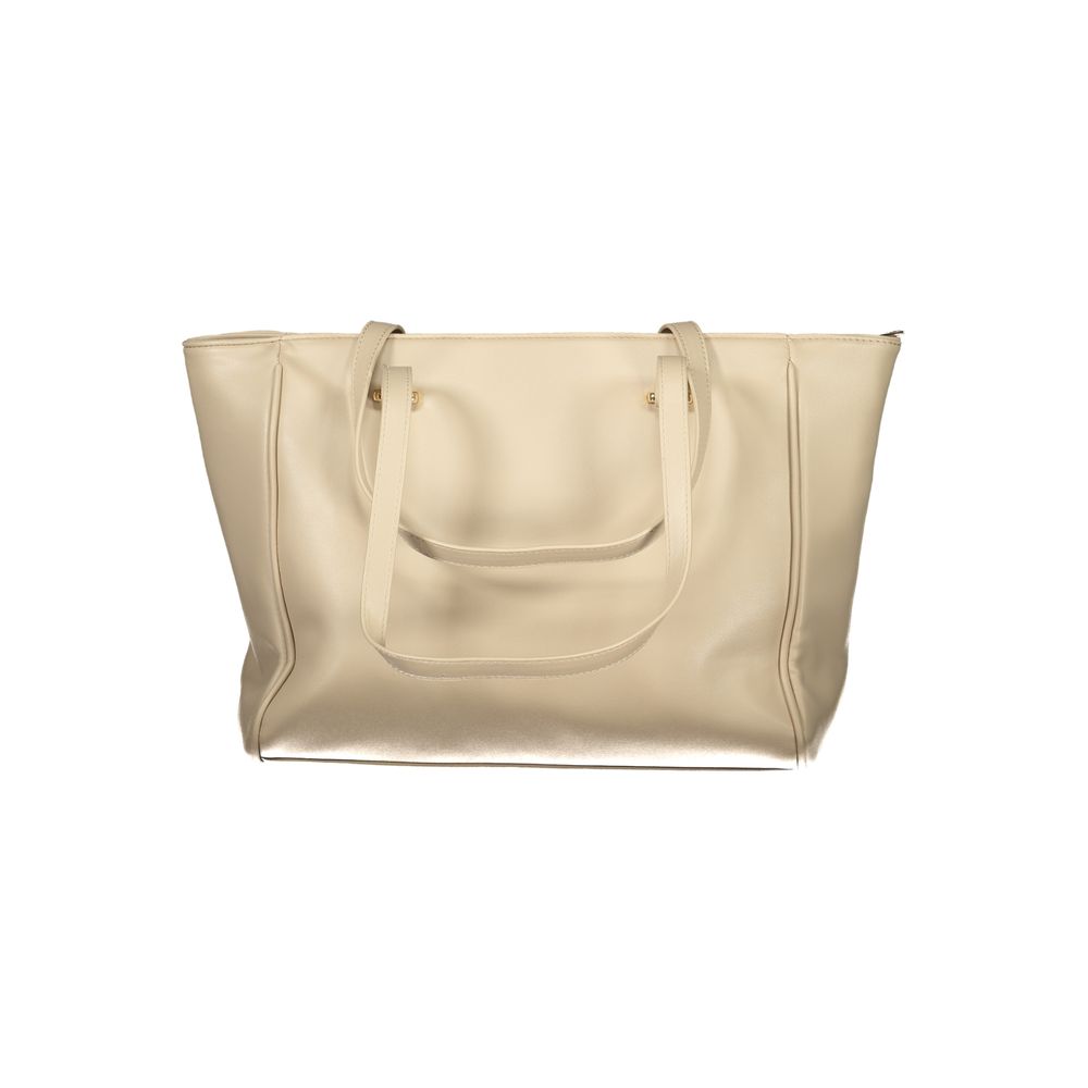 Laura Biagiotti Beige PVC Women Handbag