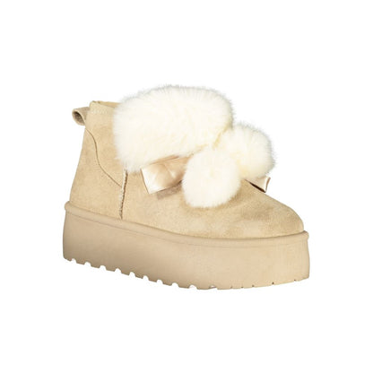 Laura Biagiotti Beige Polyester Ankle