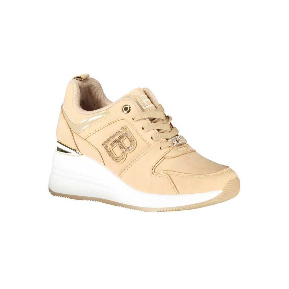 Laura Biagiotti Beige Polyester Sneakers