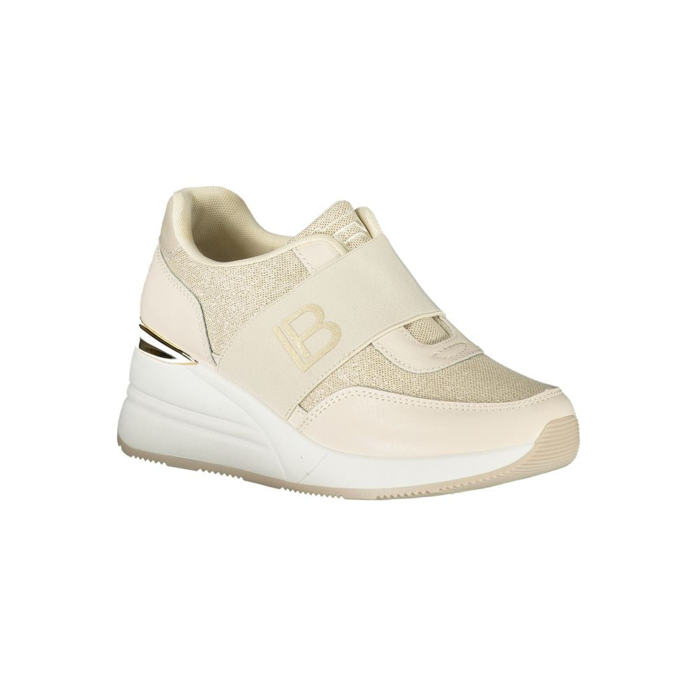 Laura Biagiotti Beige Polyester Sneakers