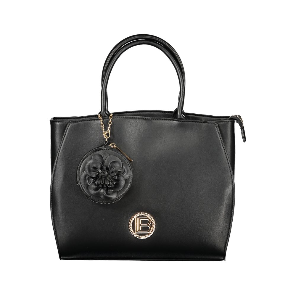 Laura Biagiotti Black PVC Women Handbag