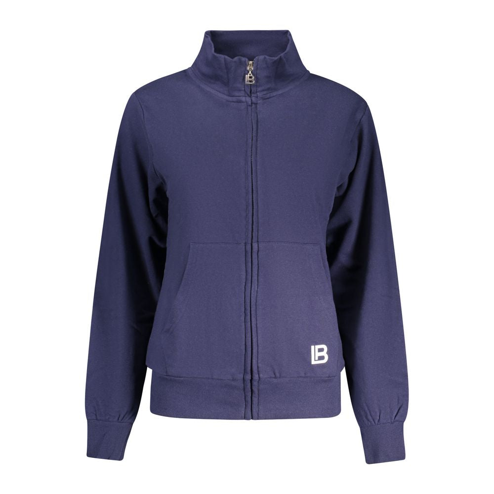 Laura Biagiotti Blue Cotton Women's Sweatshirt
