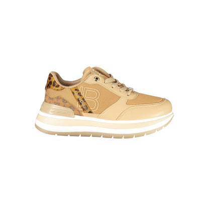 Laura Biagiotti Brown Polyester Sneakers