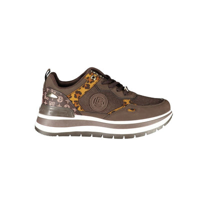 Laura Biagiotti Brown Polyester Sneakers