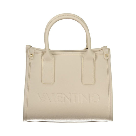 Mario Valentino Beige Polyurethane Women Handbag