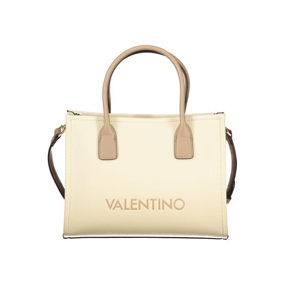 Mario Valentino Beige Polyurethane Women Handbag