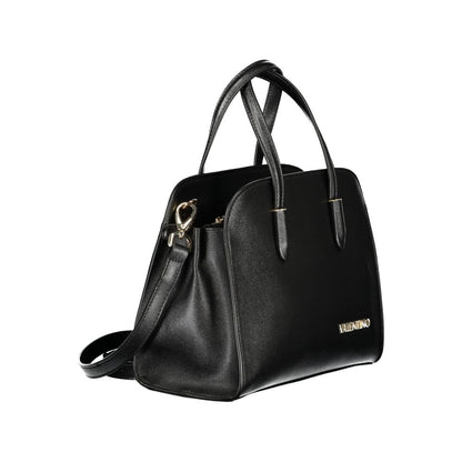 Mario Valentino Black Polyurethane Women Handbag