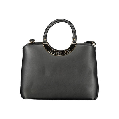 Mario Valentino Black Polyurethane Women Handbag