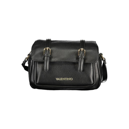 Mario Valentino Black Polyurethane Women Shoulder Bag