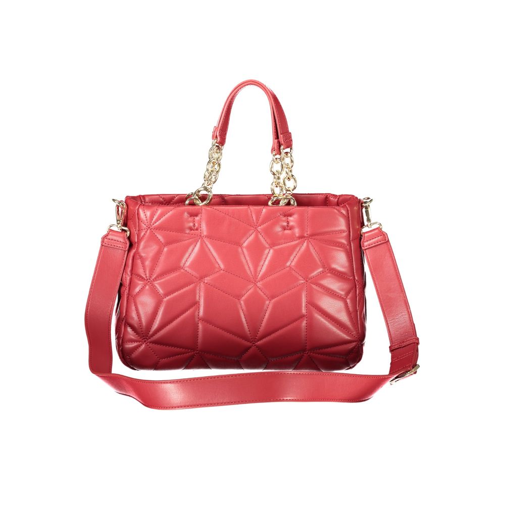 Mario Valentino Red Polyethylene Women Handbag