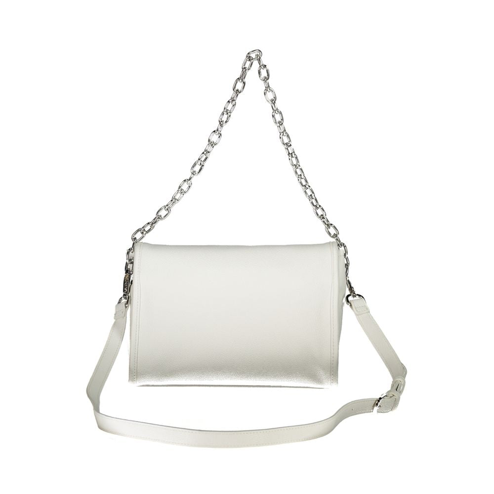 Mario Valentino White Polyethylene Handbag
