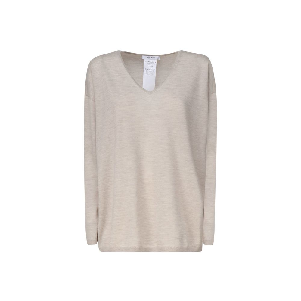 Max Mara Beige Cashmere Cashmere Sweater