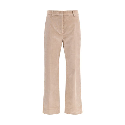 Max Mara Beige Cotton Casual Pants