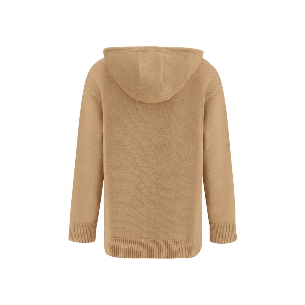Max Mara Beige Wool Hoodie