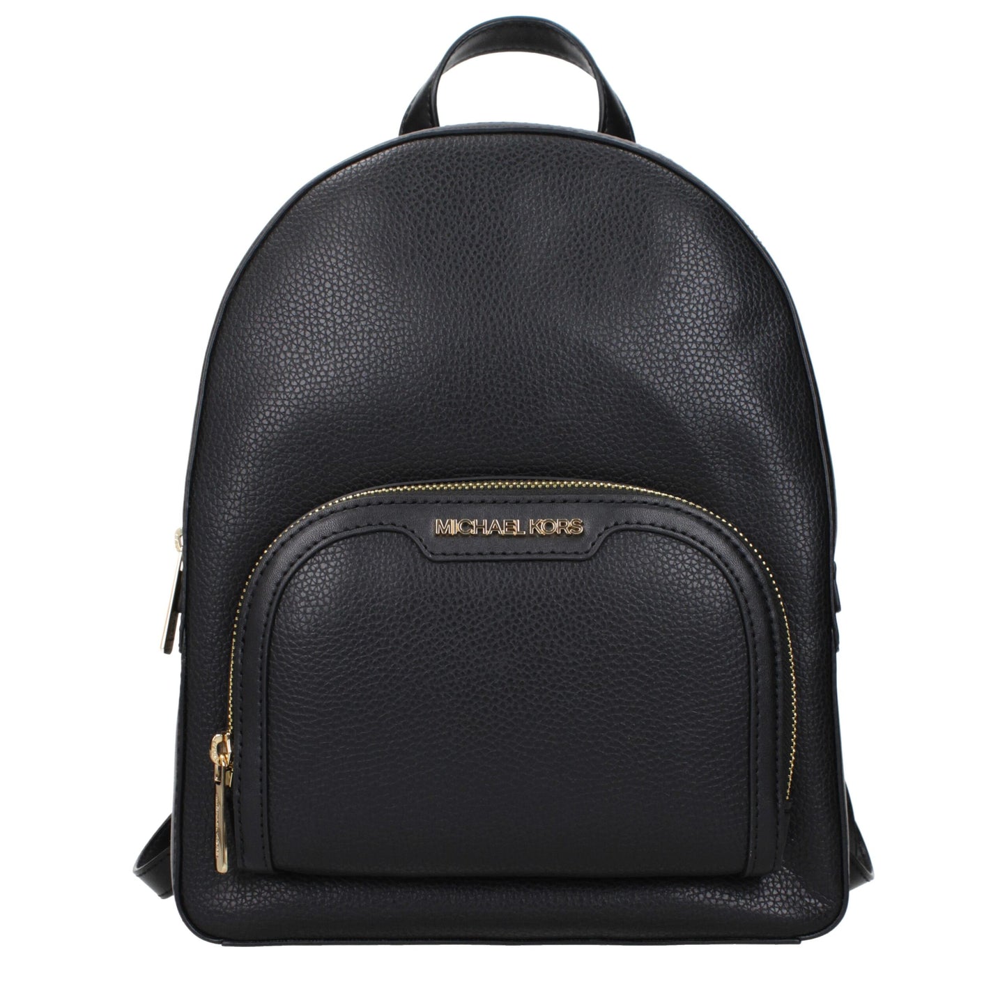 Michael Kors Black Leather Backpacks