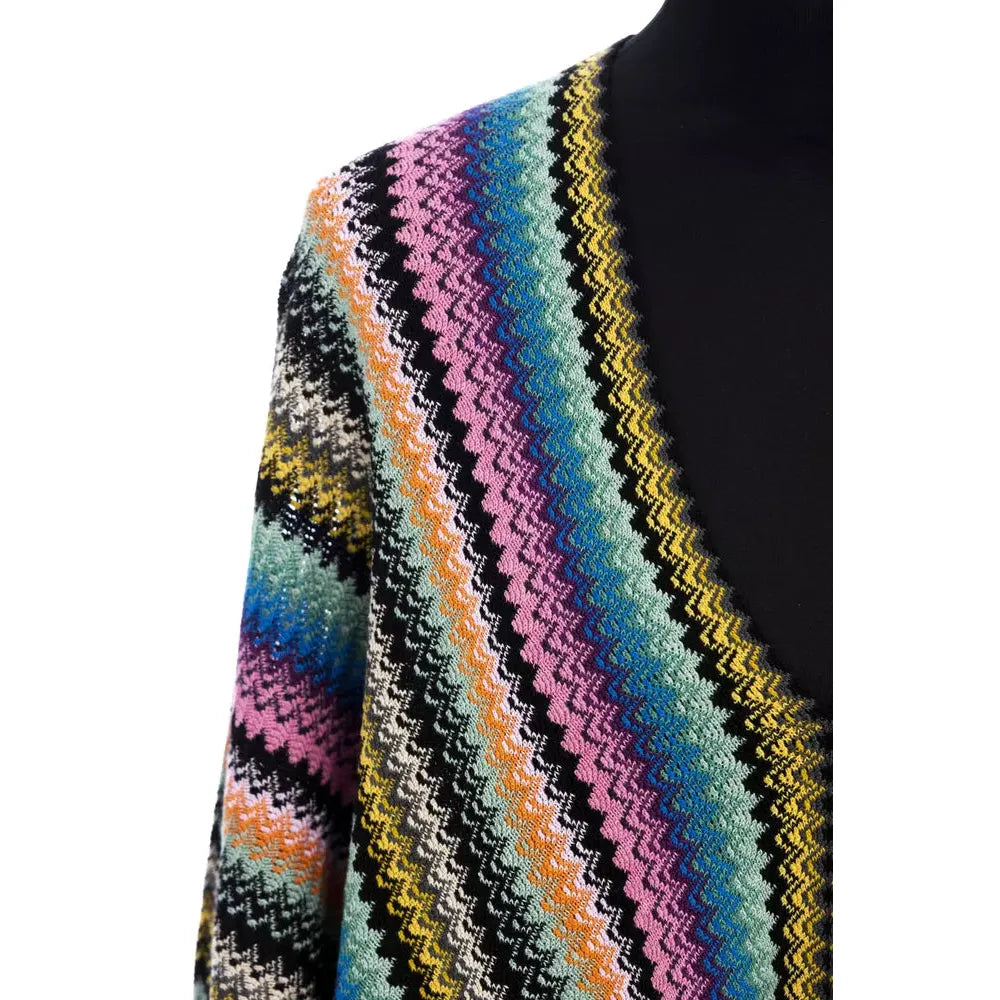 Missoni Multicolor Wool Women Poncho