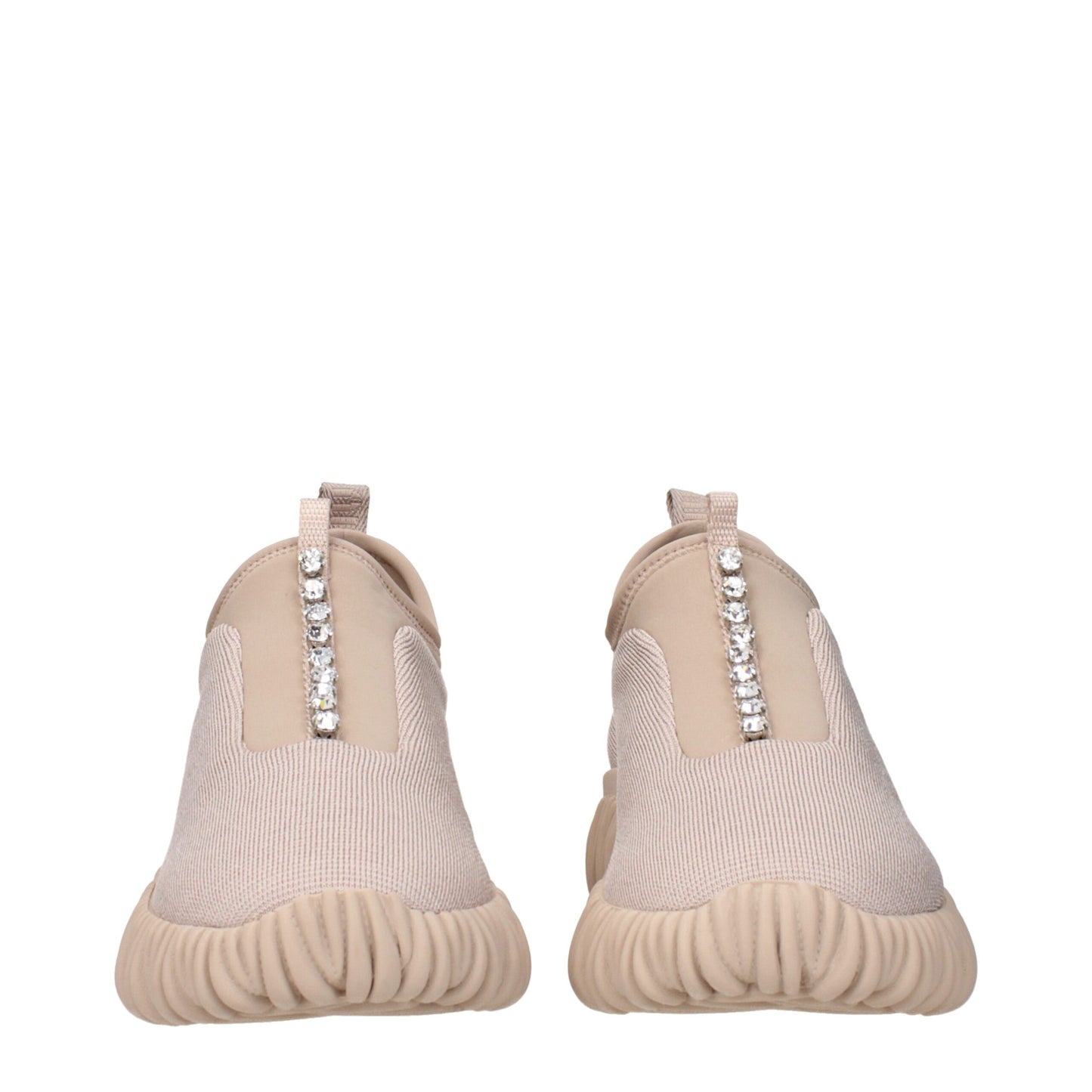 Miu Miu Beige Fabric Sneakers