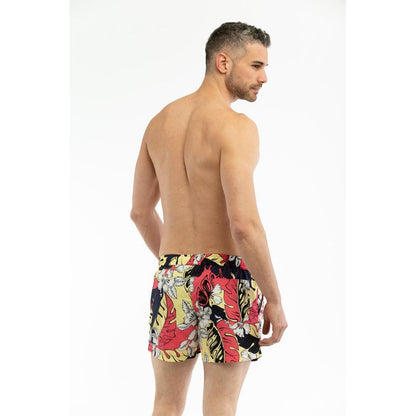Moschino Multicolor Polyester Swim Shorts