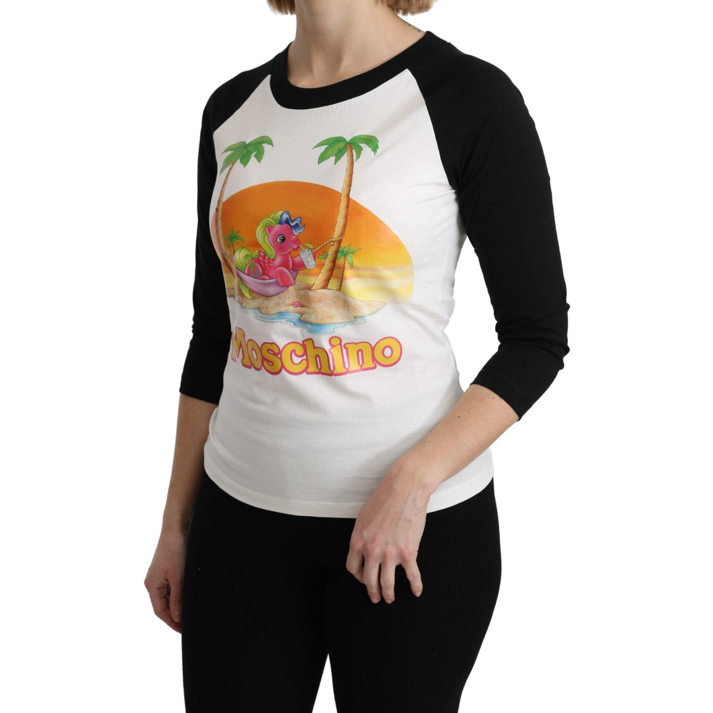 Moschino White Cotton T-shirt My Little Pony Top Tshirt