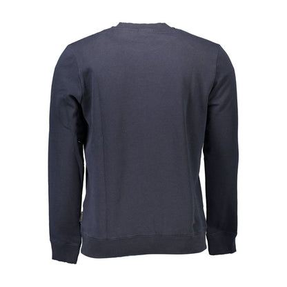 Napapijri Blue Organic Cotton Men Sweater